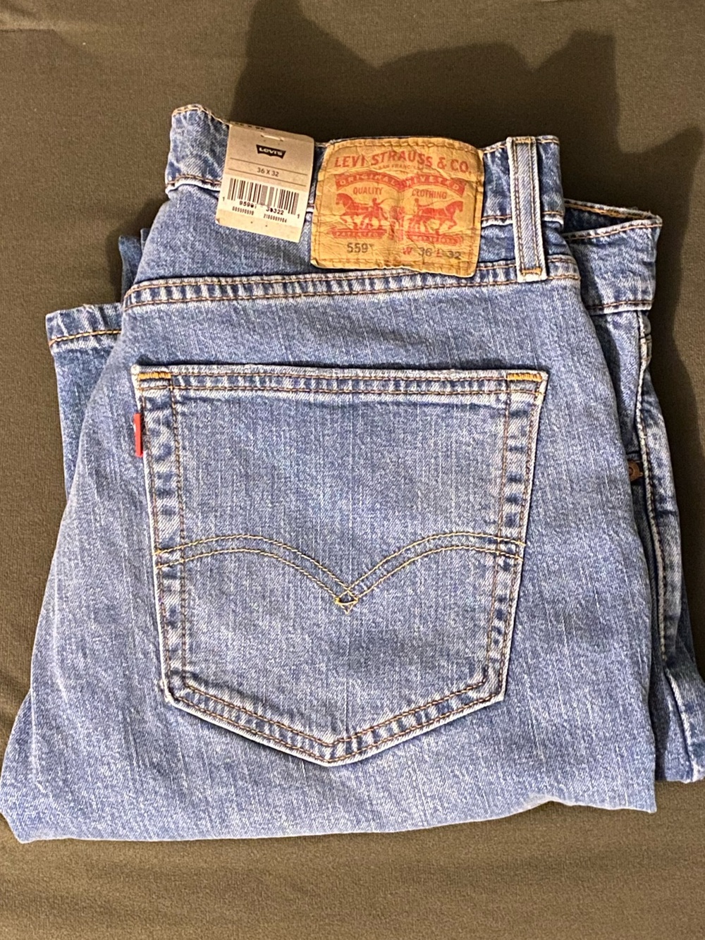 Levi's Men’s Light Blue Relaxed Fit Jeans